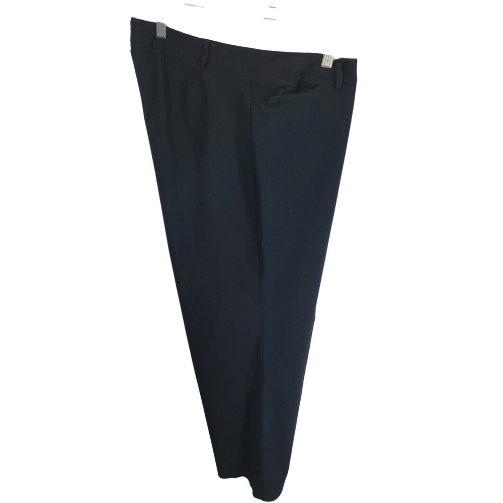 Lane Bryant Dress Pants Professional Workwear Minimalist Black Womens Sz 18 Avg